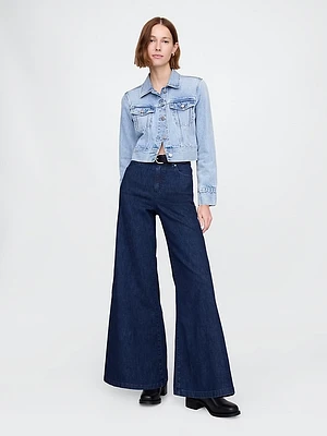 High Rise Extra-Wide Flare Jeans