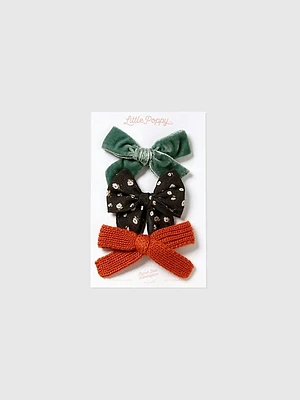 The Posy Bow Clip Set