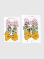 The Savannah Bow Clip Set