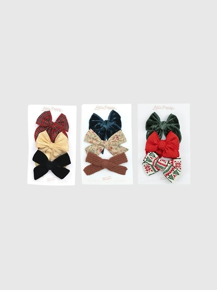 The Holiday Bow Clip Bundle