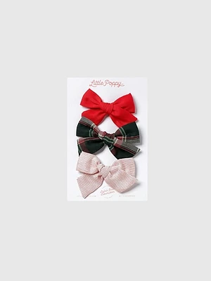 The Ellie Bow Clip Set