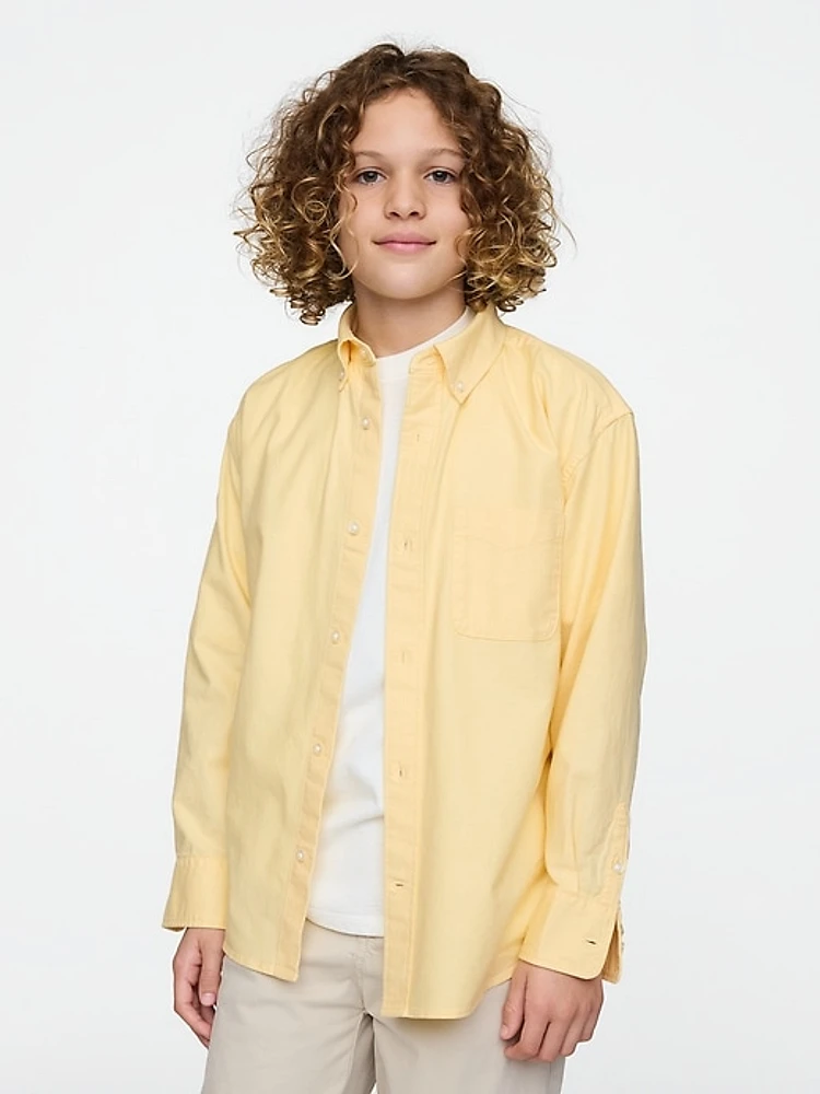 Kids Relaxed Oxford Shirt