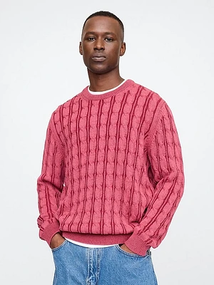 Classic Cable-Knit Sweater