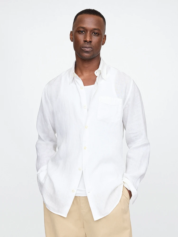 100% Linen Classic Shirt