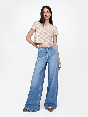 Mid Rise UltraSoft Baggy Jeans