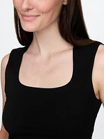 CloseKnit Jersey Square-Neck Top