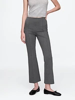 High Rise Ponte Crop Kick Pants