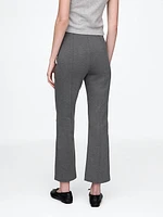 High Rise Ponte Crop Kick Pants