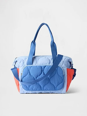 Kids Quilted Weekender Bag