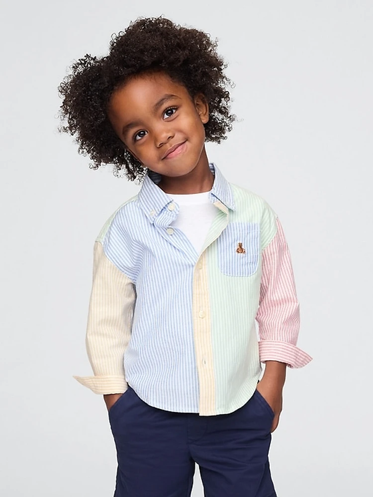 Baby & Toddler Striped Oxford Big Shirt