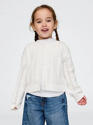 Baby & Toddler Pointelle Cardigan