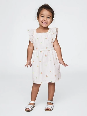 Baby & Toddler Flutter-Sleeve Seersucker Dress