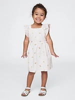 Baby & Toddler Flutter-Sleeve Seersucker Dress