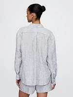 100% Linen Oversized Shirt