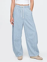 UltraSoft Railroad Striped Easy Horseshoe Jeans