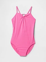 Kids One-Piece Rib Swimsuit