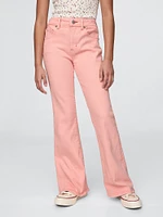 Kids High Rise '70s Flare Jeans