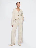 100% Cotton Relaxed Sweater Pants