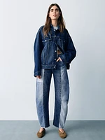 High Rise Barrel Jeans