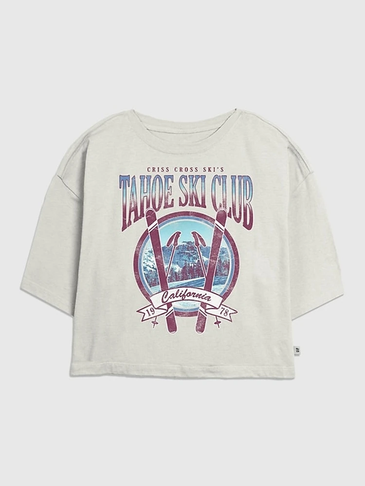 Kids Tahoe Ski Club Graphic T-Shirt