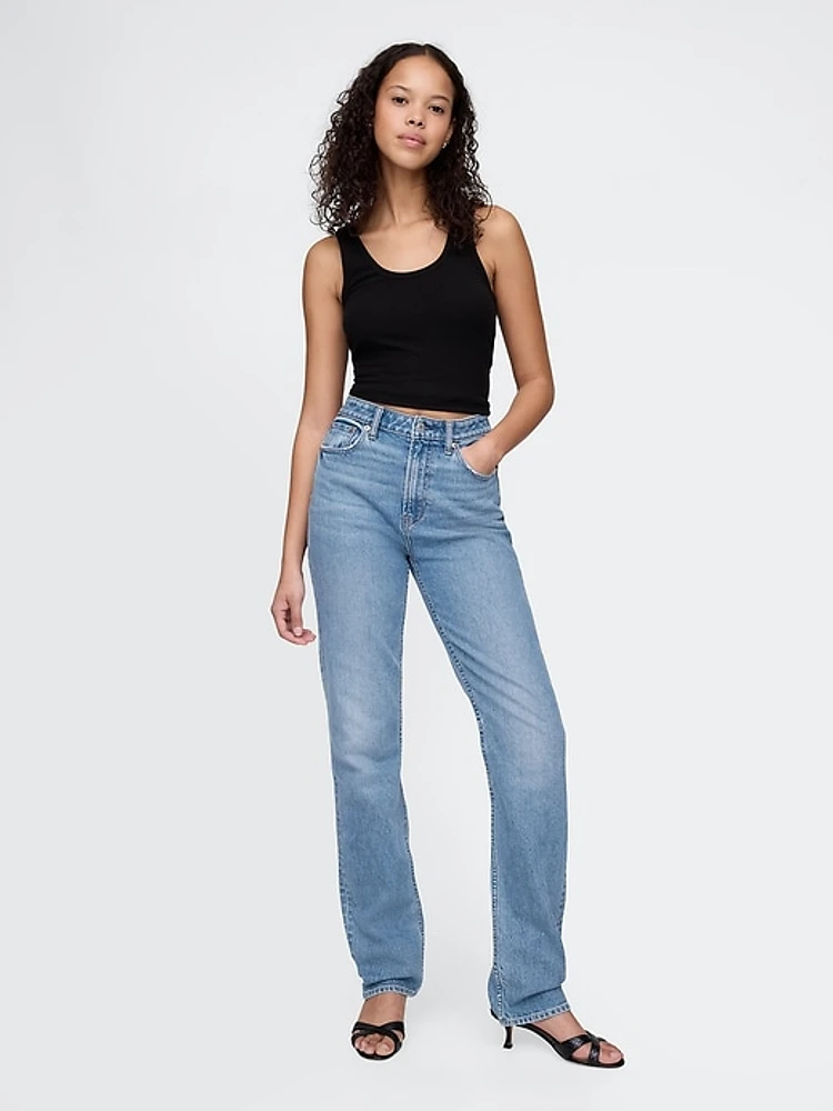 Curvy High Rise '90s Straight Jeans