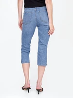 High Rise Capri Jeans