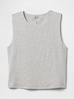 CloseKnit Jersey Cropped Shell Tank Top