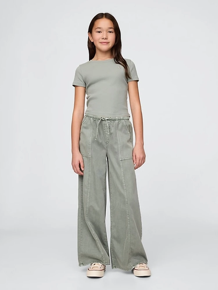 Kids Twill Easy Baggy Pants