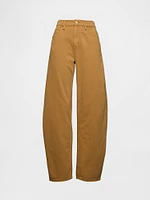 High Rise Barrel Jeans