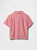 Baby & Toddler Linen-Cotton Cabana Shirt