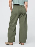 High Rise Barrel Jeans