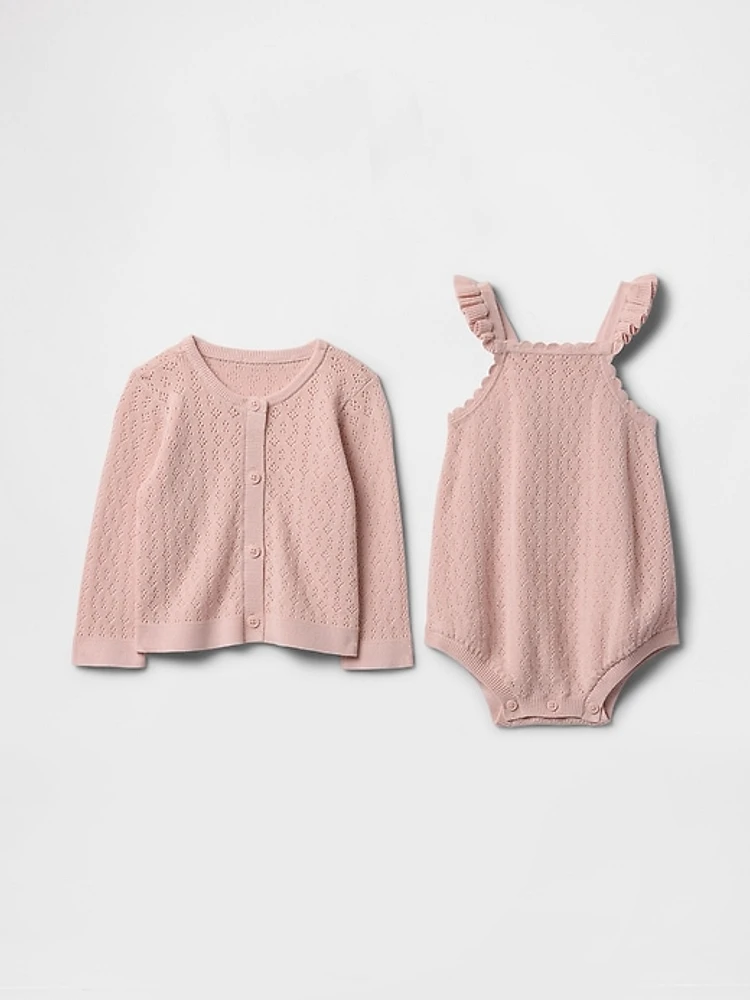 Baby Sweater Outfit Set