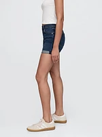 5" Mid Rise Denim Girlfriend Shorts