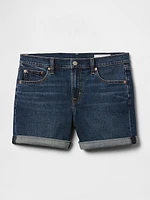 5" Mid Rise Denim Girlfriend Shorts