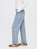 High Rise Barrel Jeans