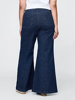 High Rise Extra-Wide Flare Jeans