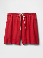 100% Linen Easy Shorts