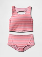 Kids Cutout Tankini Swim Two-Piece