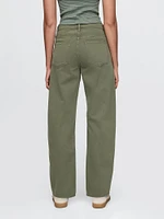 High Rise Barrel Jeans