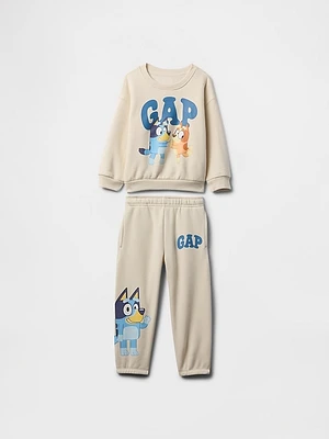 Baby & Toddler Bluey Logo Sweat Set