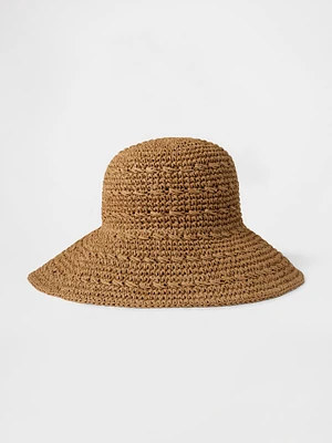 Straw Bucket Hat