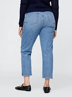 High Rise Capri Jeans