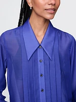 Sheer Classic Tuxedo Shirt