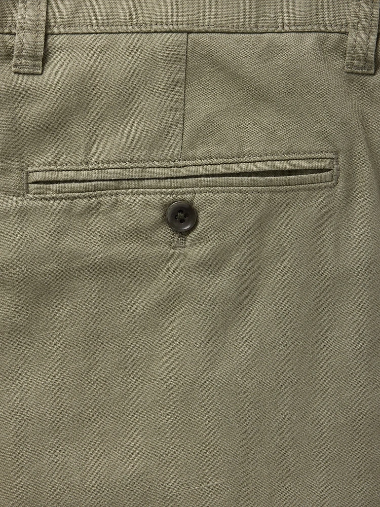 Linen-Cotton Khakis
