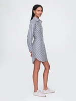 Organic Cotton Poplin Mini Shirtdress