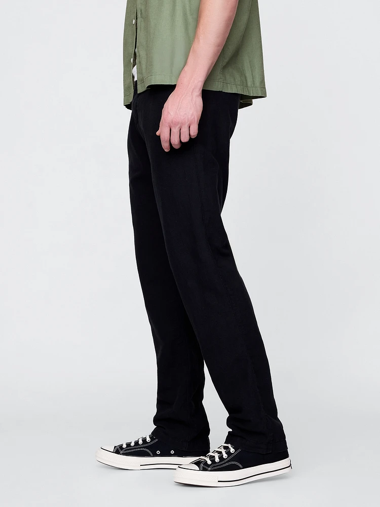 Linen-Cotton Khakis