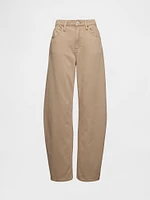 High Rise Barrel Jeans