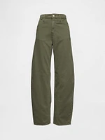 High Rise Barrel Jeans