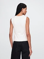 CloseKnit Jersey Square-Neck Top