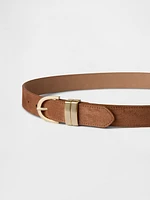 Vegan Suede Belt